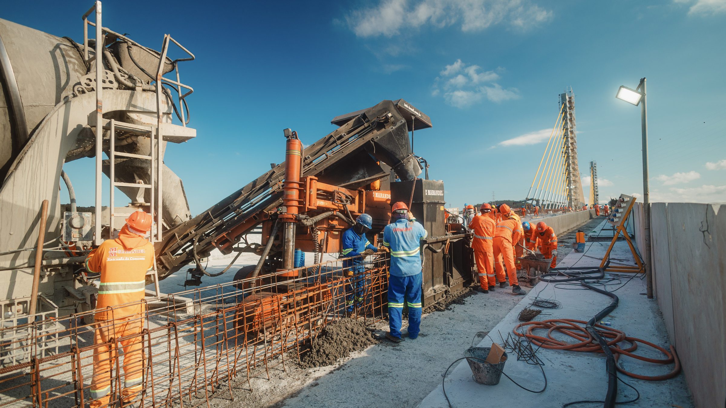 Obras executadas com equipamentos IMB em todo o Brasil